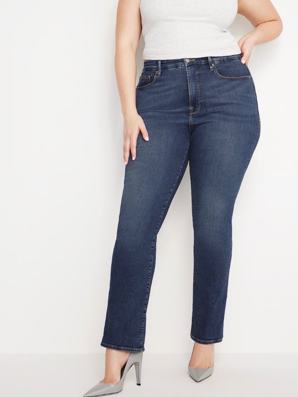 Good American Good Jeans Straight NWT